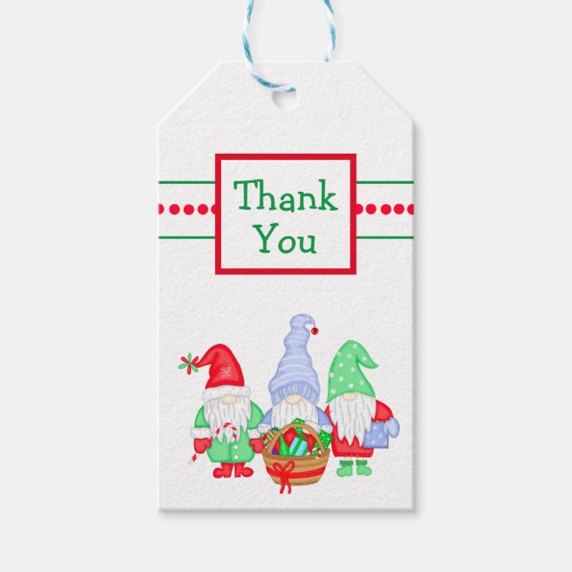 Weihnachts-Nomaden Vielen Dank für Ihr Geschenk Ta Geschenkanhänger (Vorderseite)