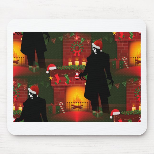 Weihnachts-Nosferatu Mousepad (Vorne)