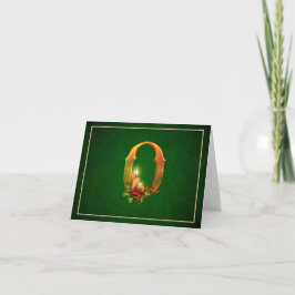 Weihnachts Notecard leuchten Kerzen erste O Feiertagskarte