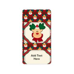 Weihnachts-Nuggets - Bar Wrappers-Label Adressaufkleber