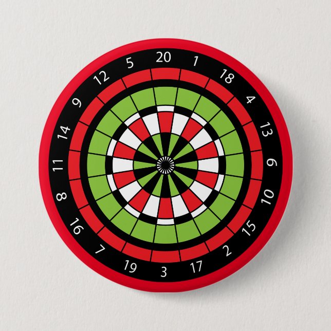 Weihnachts-Numberboard Button (Vorderseite)
