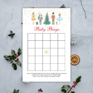 Weihnachts-Nussknacker-Baby-Bingo-Spiel