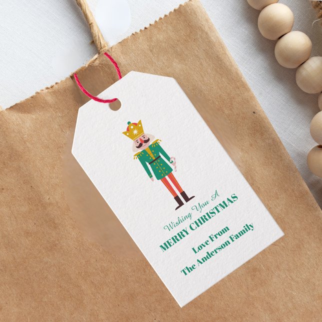 Weihnachts-Nussknacker  Geschenkanhänger (Von Creator hochgeladen)