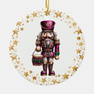 Weihnachts-Nussknacker-Ornament Keramik Ornament