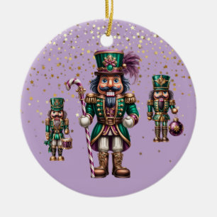 Weihnachts-Nussknacker-Ornament Keramik Ornament