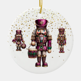 Weihnachts-Nussknacker-Ornament Keramik Ornament