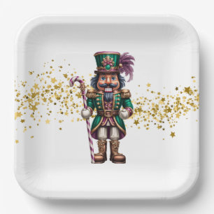 Weihnachts Nussknacker Pappteller