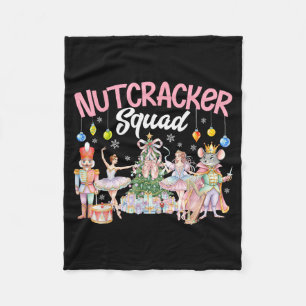 Weihnachts-Nussknacker-Squad-Ballett-Familie passe Fleecedecke