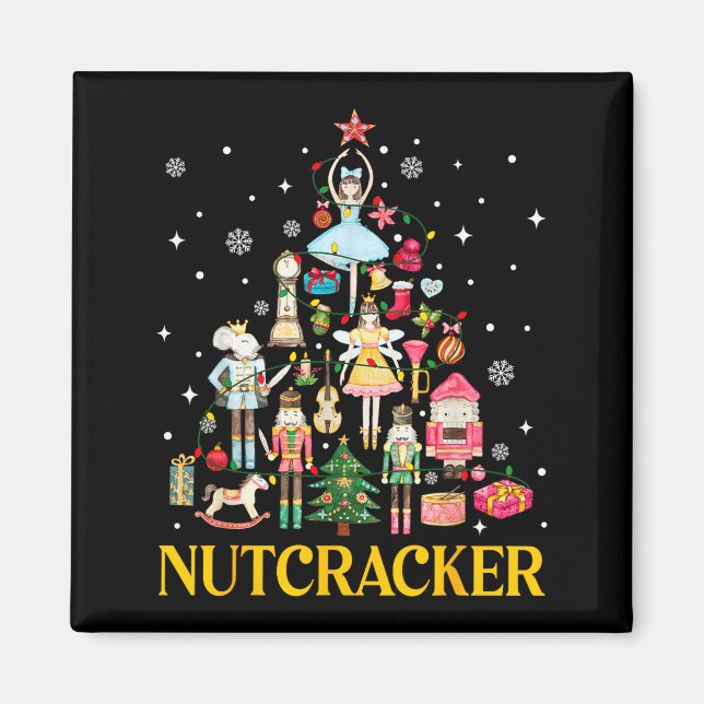Weihnachts-Nussknacker-Squad-Ballett-Tanz Frauen K Magnet (Vorne)