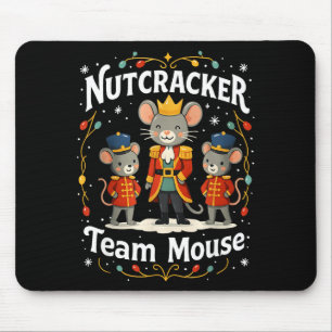 Weihnachts Nussknacker Team Maus Lustiger Soldat X Mousepad