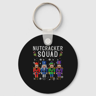 Weihnachts-Nussknacker-Truppe Xmas-Matching-Crew M Schlüsselanhänger