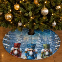 Weihnachts-Nussknacker Verschneite Waldlandschaft