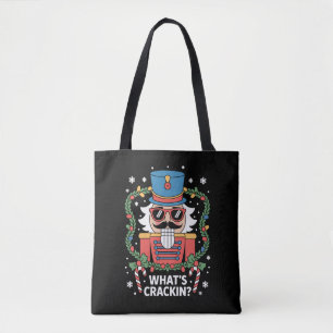 Weihnachts Nussknacker Was ist los Lustiges Xmas Tasche