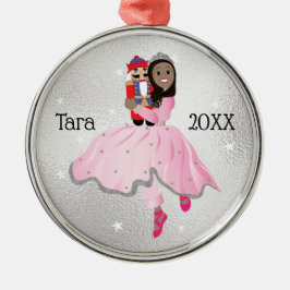 Weihnachts Nutcracker Ballerina Ornament Aus Metall