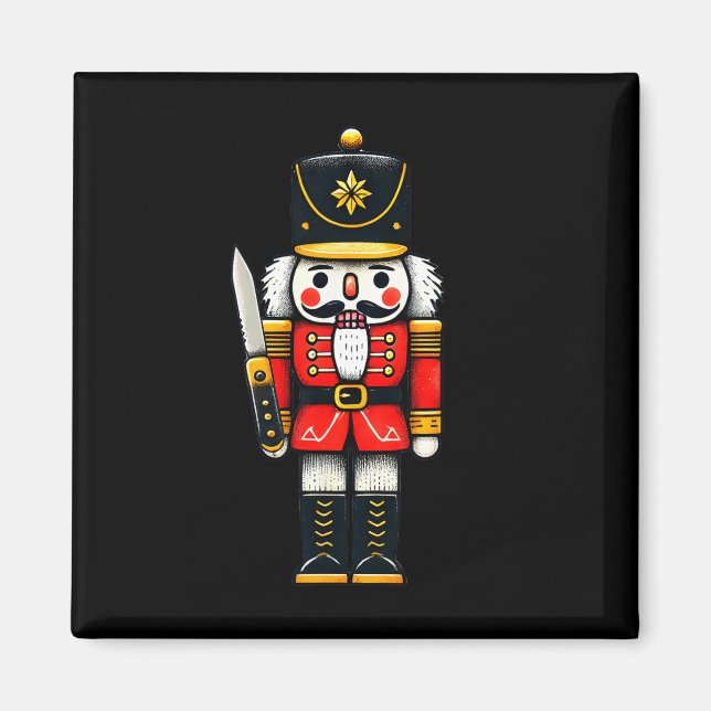Weihnachts Nutcracker Ballet Weihnachten Spaß Paja Magnet (Vorne)