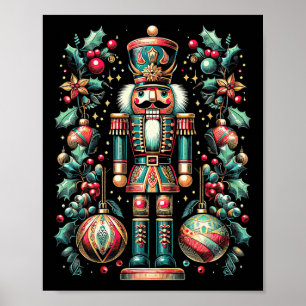Weihnachts Nutcracker Frohe Weihnachten Weihnachte Poster