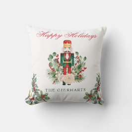 Weihnachts Nutcracker Happy Holidays Familie Kissen