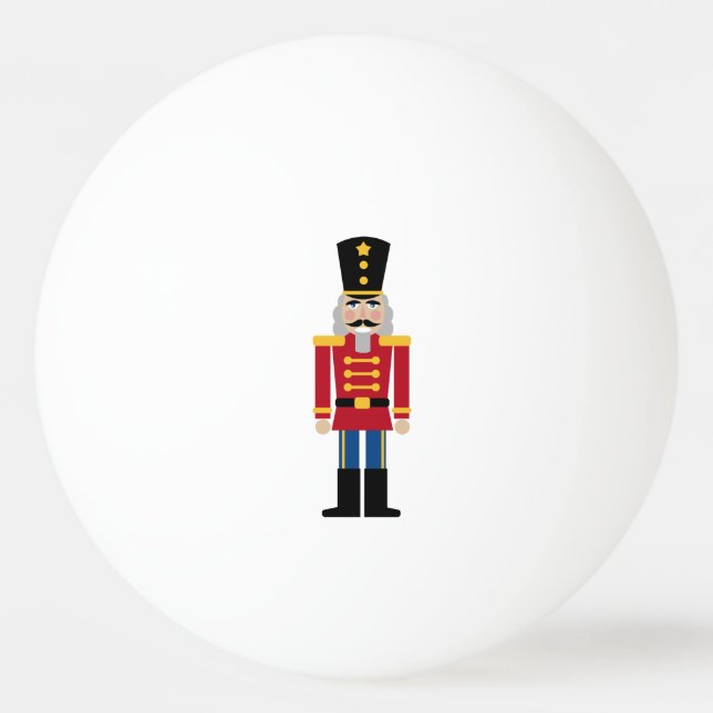 Weihnachts-Nutcracker Holiday Ping Pong Bälle Tischtennisball (Vorderseite)