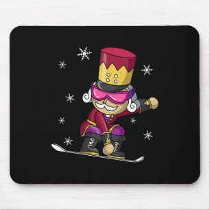 Weihnachts Nutcracker Snowboard Snowboarden Snowbo Mousepad