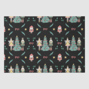 Weihnachts-Nutcracker Soldiers & Fairies auf schwa Seidenpapier
