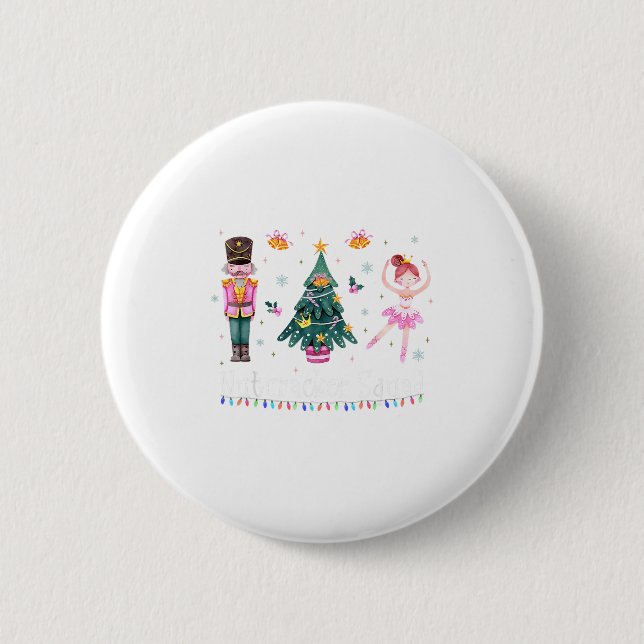Weihnachts-Nutcracker Squad Ballett-Tanz Frauen Ki Button (Vorderseite)
