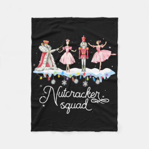 Weihnachts-Nutcracker Squad Ballett-Tanz Frauen Ki Fleecedecke
