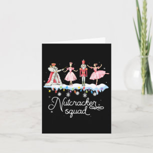 Weihnachts-Nutcracker Squad Ballett-Tanz Frauen Ki Karte