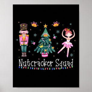 Weihnachts-Nutcracker Squad Ballett-Tanz Frauen Ki Poster