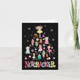 Weihnachts-Nutcracker Squad Ballett-Tanz passt auf Karte