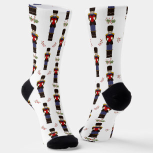Weihnachts-Nutcracker Tower Soldier Crew Socks Socken