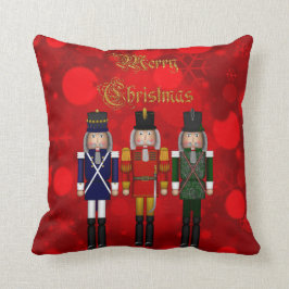 Weihnachts-Nutcracker Trio-Platz-Kissen Kissen