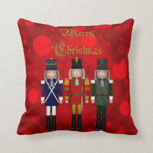 Weihnachts-Nutcracker Trio-Platz-Kissen Kissen