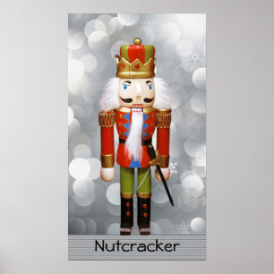 Weihnachts-Nutcracker-Wertpapier (Matte) Poster