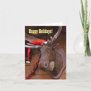 Weihnachts- oder Festtagskarte Feiertagskarte