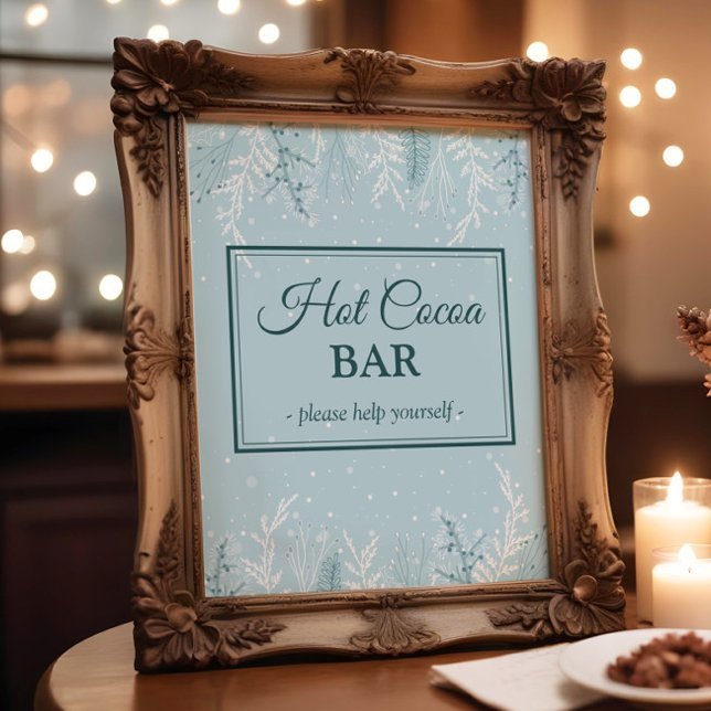 Weihnachts- oder Winterferien-Party - Hot Cocoa Ba Poster (Von Creator hochgeladen)