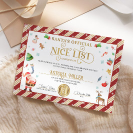 Weihnachts-Offiziell-Nizza-Liste Einladung