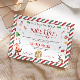 Weihnachts-Offiziell-Nizza-Liste Einladung