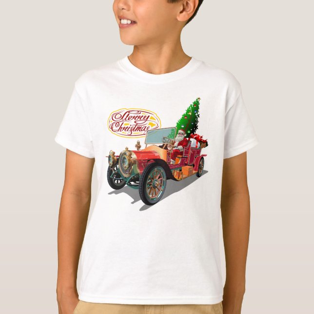 Weihnachts-Oldtimer T-Shirt (Vorderseite)