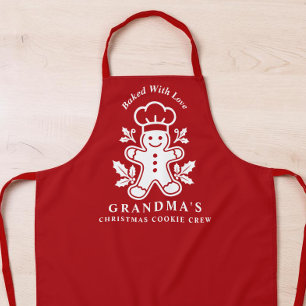 Weihnachts-Oma-Kookie-Crew-Feiertagsbacken Schürze