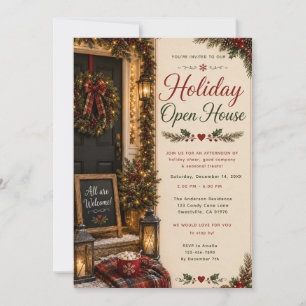 Weihnachts-Open-House Einladung