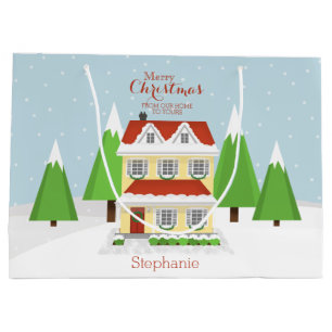 Weihnachts-Open-House Große Geschenktüte