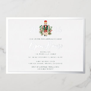 Weihnachts-Open-House-Party Folieneinladung