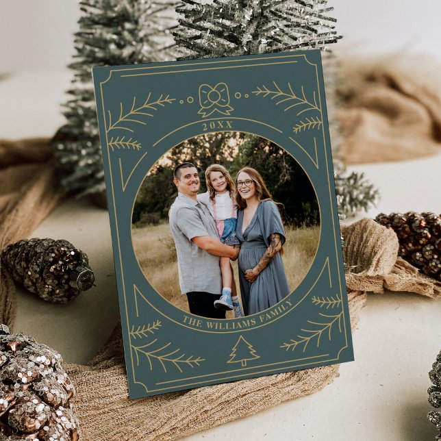 Weihnachts-Ornament Foto Einladung (Von Creator hochgeladen)