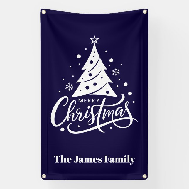 Weihnachts-Outdoor Banner (Vertikal)