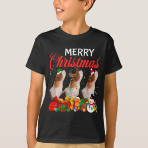 Weihnachts Pajama Guinea Schwein Lover Xmas Tremli T-Shirt