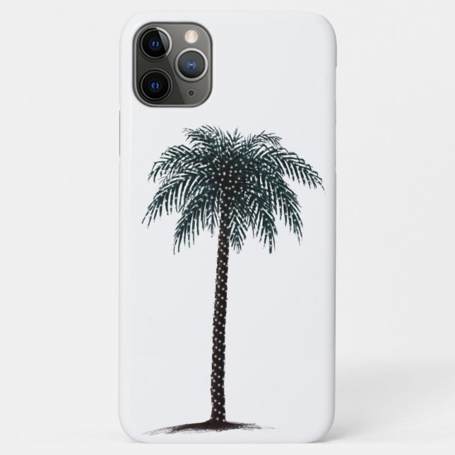 Weihnachts-Palm Tree iPhone Case (Rückseite)