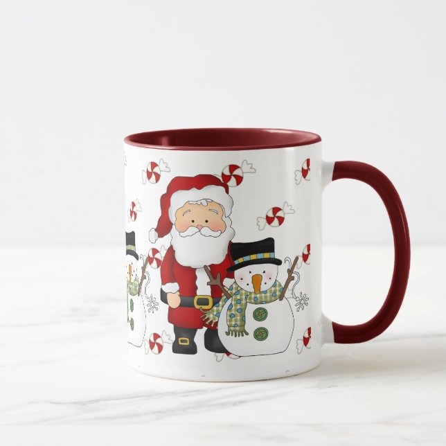 Weihnachts-Pals-Holiday-Tasse Tasse (Rechts)