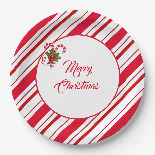Weihnachts-Papier-Teller Pappteller (Vorderseite)