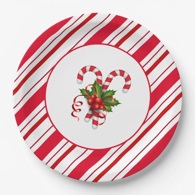 Weihnachts-Papier-Teller Pappteller (Vorderseite)
