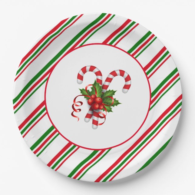 Weihnachts-Papier-Teller Pappteller (Vorderseite)